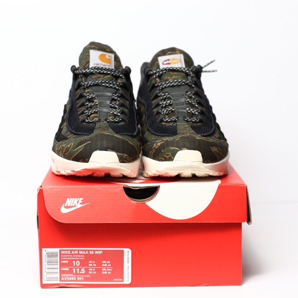NIKE AIR MAX 95 CARHARTT WIP CAMO NWT - Picture 1 of 10